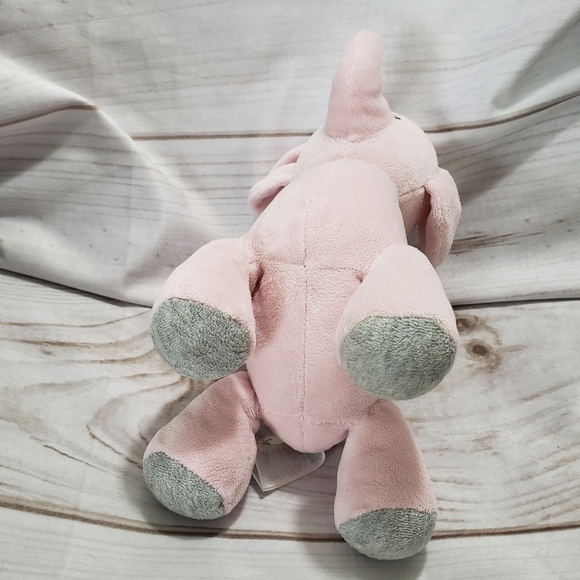 Carters Waggy Pink Elephant 10" Musical Plush Gray Stars Twinkle Little Star 17 - Picture 5 of 10